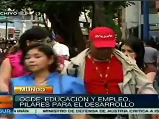 Educación y empleo, pilares del crecimiento sólido: OCDE