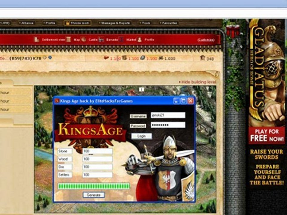 KingsAge Hack