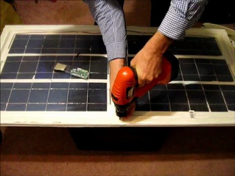$1 per Watt DIY Solar Panel, Mounting The Plexiglas