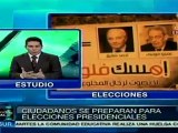 Militares y policías vigilarán las elecciones en Egipto