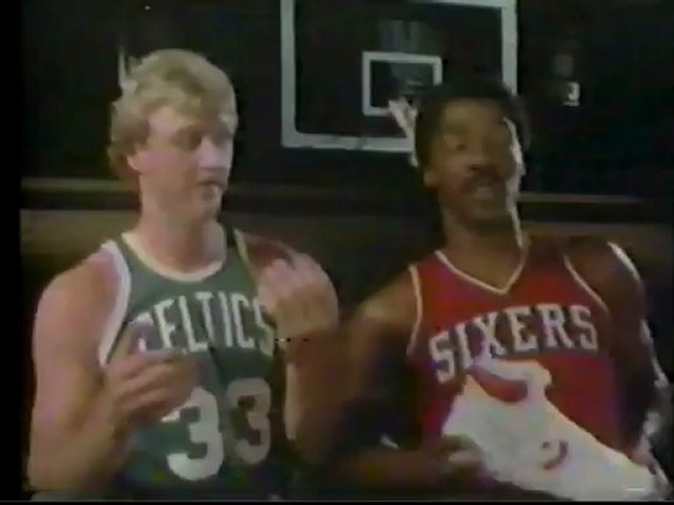 Larry Bird, Dr J, Magic Johnson Converse commercial from 1985 - Vidéo  Dailymotion