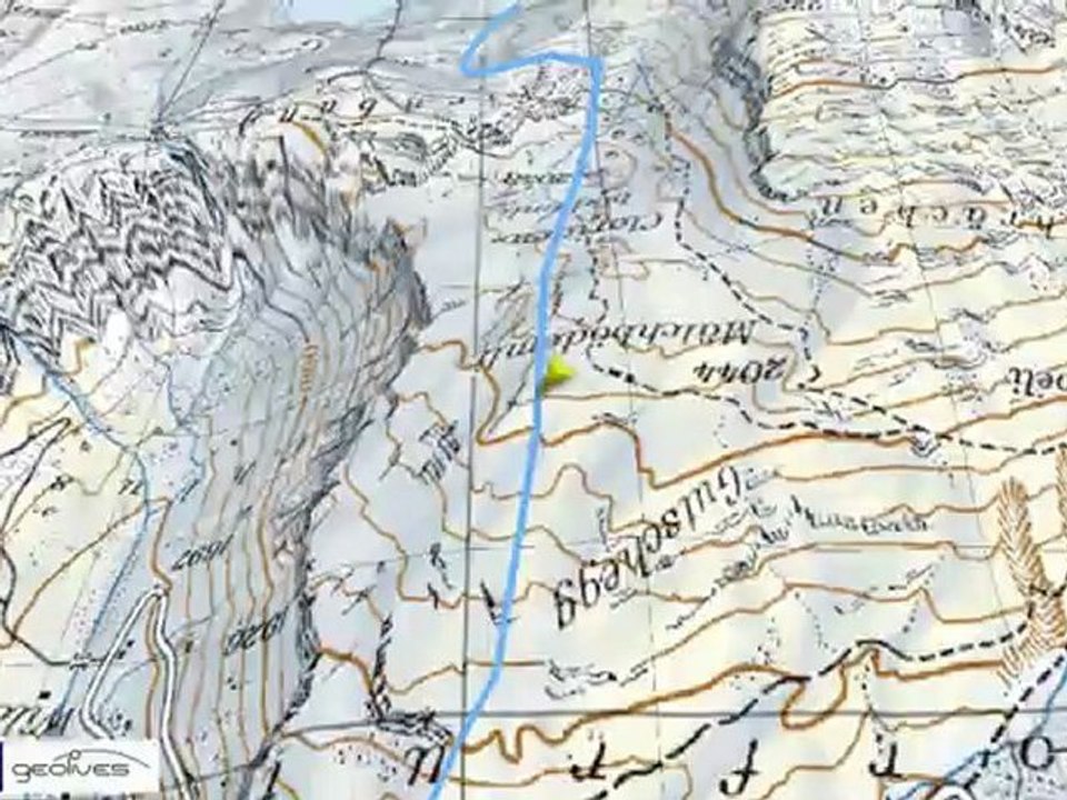Raid à skis dans le massif du Tödi (carte)