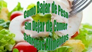 Descubre como bajar 7 libras de peso en una semana sin dejar de comer sabroso