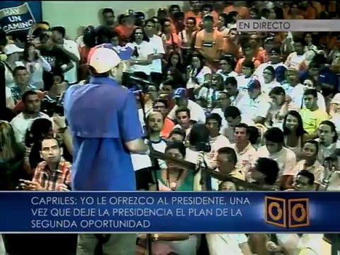 Capriles: Ofrecemos a los jóvenes crear un millón de empleos en los próximos años