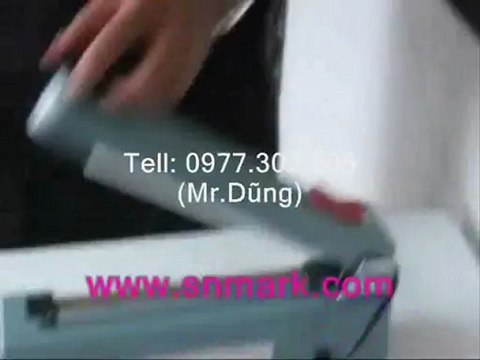 MÁY DÁN TÚI NILON DẬP TAY, 0917102905