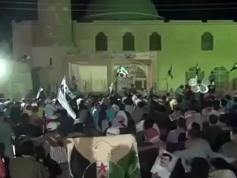 Syria فري برس ريف دمشق ضمير مظاهرة مسائية22 5 2012 Damascus