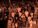 Syria فري برس  ادلب خان شيخون مظاهرة مسائية نصرة لقرية كفرومة22 5 2012 Idlib