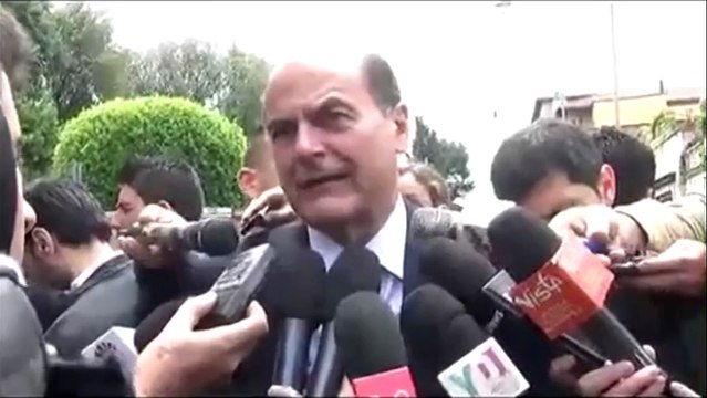 Bersani - Il Paese vive un momento difficile, serve fiducia per reagire (21.05.12)