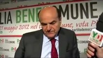 Bersani - E adesso a Parma dirigenti della destra dicono Votate Grillo (19.05.12)