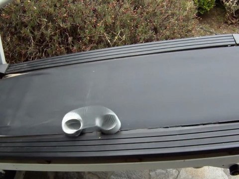 Un Ondamania sur un tapis d'exercice