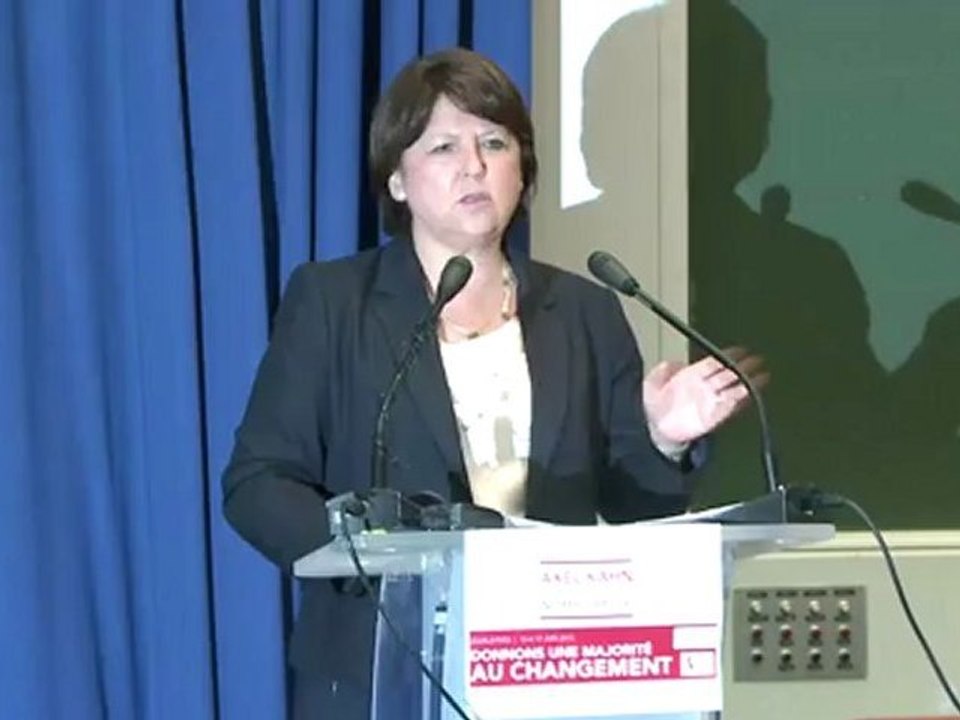 Discours de Martine Aubry au meeting de soutien à Axel Kahn