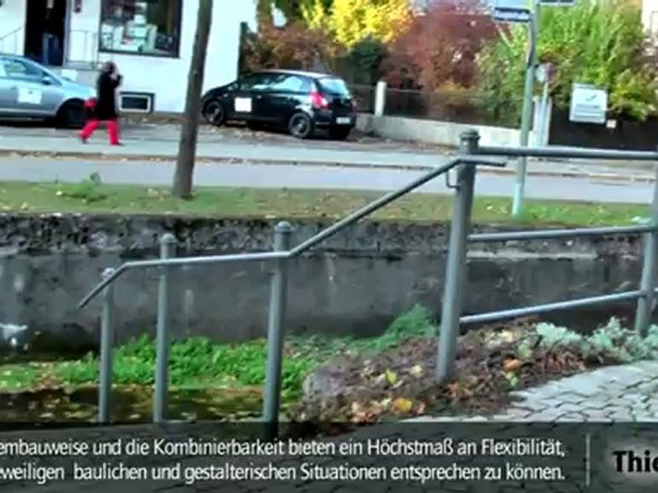 Das Knieholmgeländer Bayern - ein Klassiker gelungener Stadtplanung