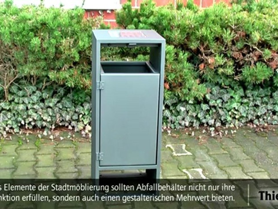 Der Abfallbehälter Cubo - eine gelungene Kombination von Eleganz und Funktionalität
