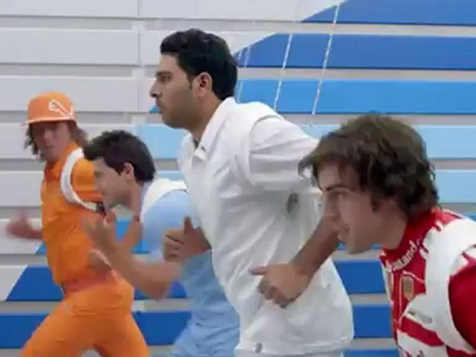 Usain Bolt contre Aguero à la course à pied...
