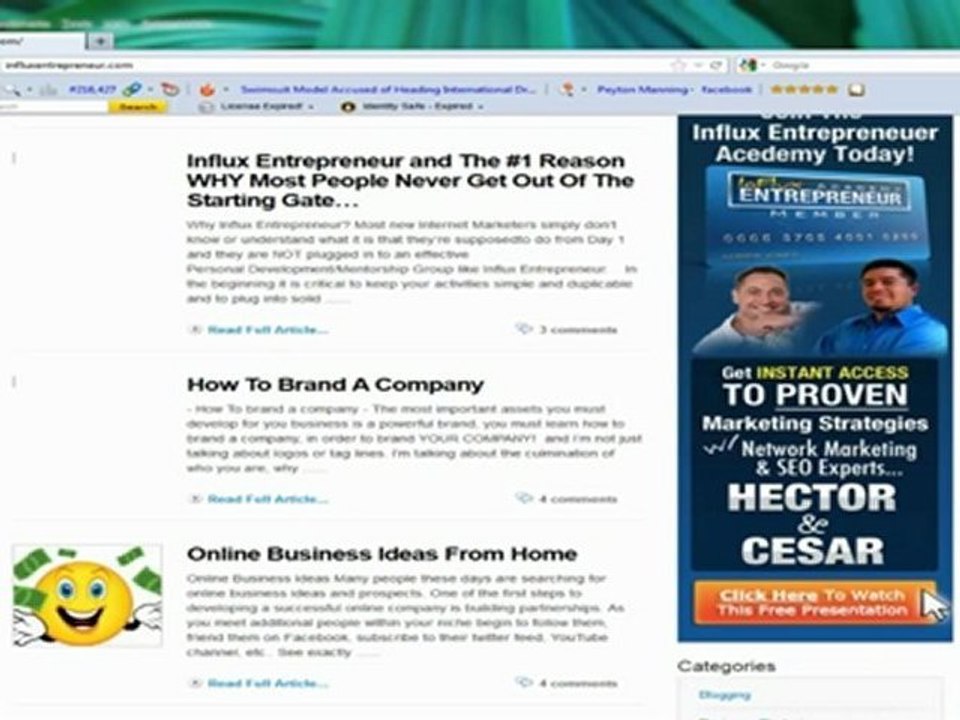 Influx Entrepreneur webinar 1 by Hector 