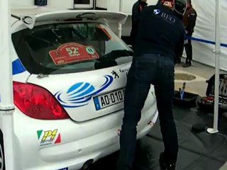 Rallye du Touquet 2012 - Freddy LOIX - Lara VANNESTE - entrainement changement de roue