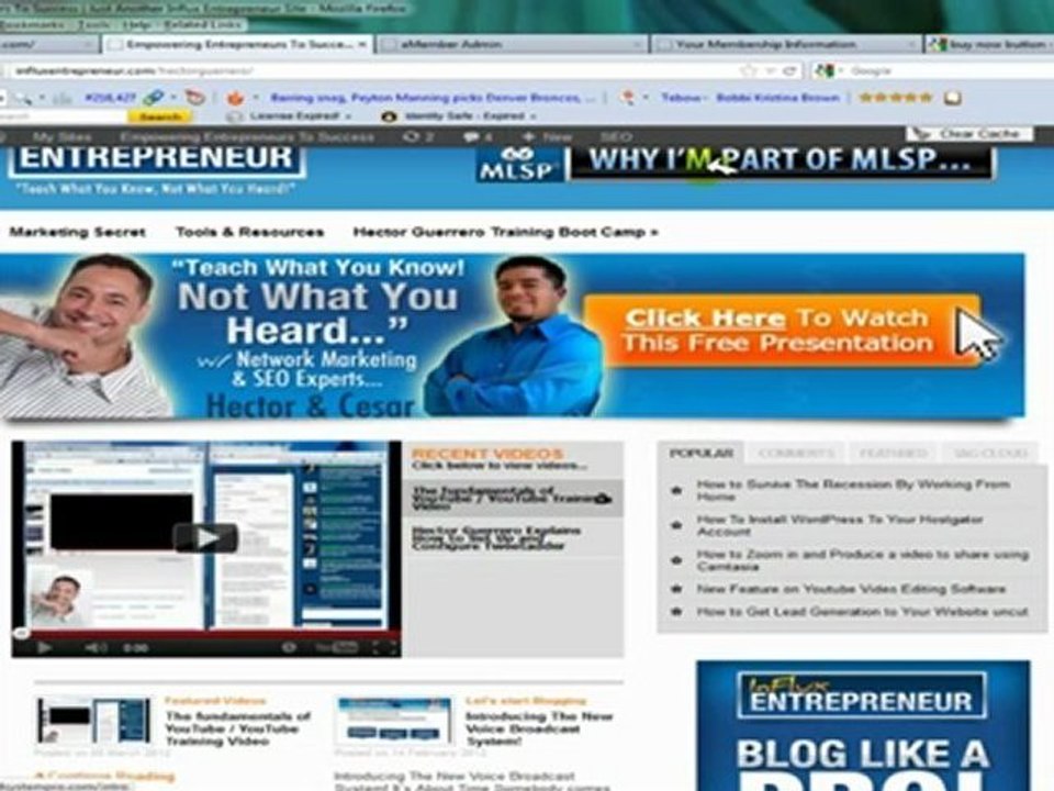 Influx Entrepreneur webinar 5 by Hector 