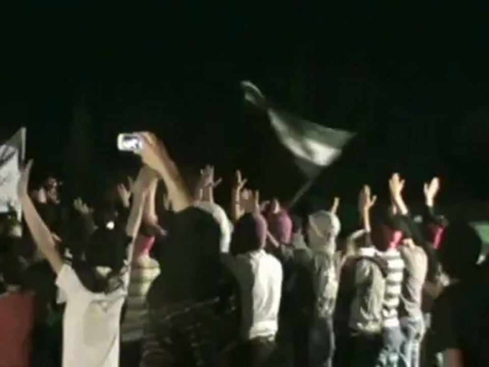 Syria فري برس دمشق المزة   مسائية حي المصطفى  22 5 2012 ج3 Aleppo