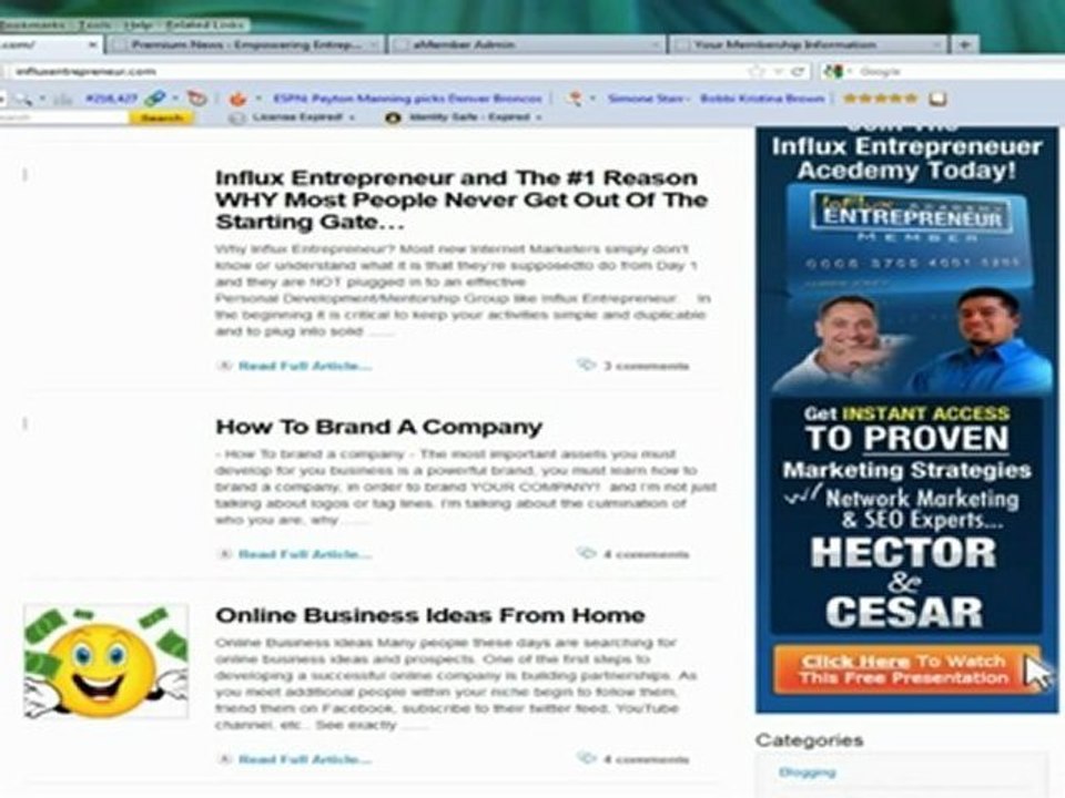 Influx Entrepreneur webinar 4 by Hector 