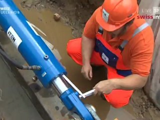 Swiss building moved in spectacular engineering feat