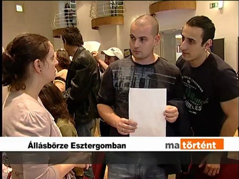 Ma történt Állásbörze Esztergomban 2012.05.22.