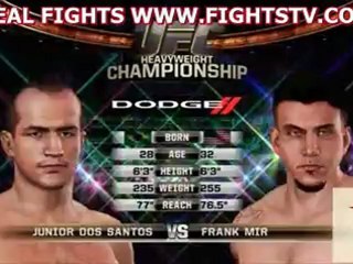 Junior Dos Santos vs Frank Mir full fight