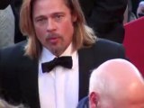 Brad Pitt Looks Cool in Gold Shades in Cannes