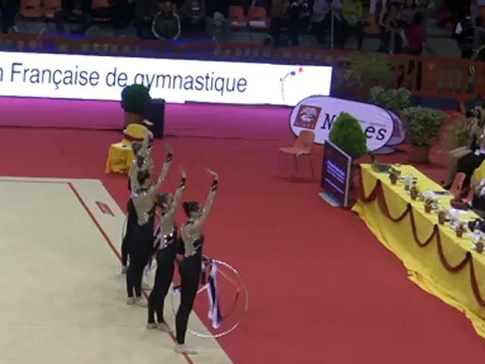 Championnat de France GR DF/DN - Nimes 2012 - Démonstration de l'Ensemble France