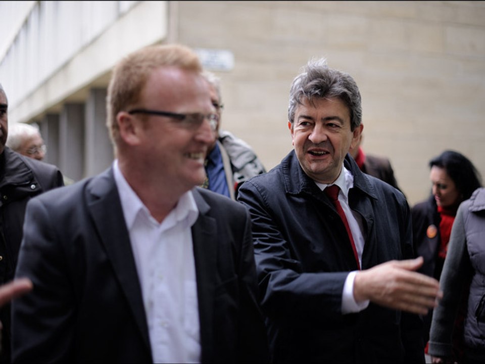 Premiers pas de Jean-Luc Mélenchon à Hénin-Beaumont