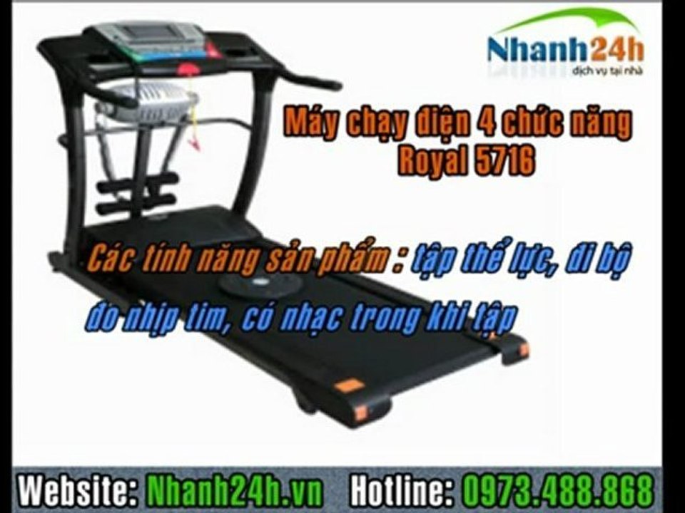 Máy chạy điện bốn chức năng Royal 5716 - Nhanh24h.vn