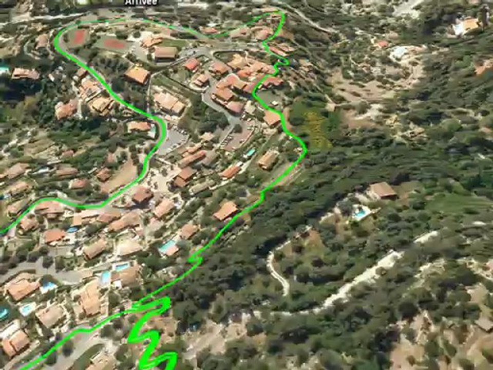 Modélisation 3D du Trail des Limaces 2012