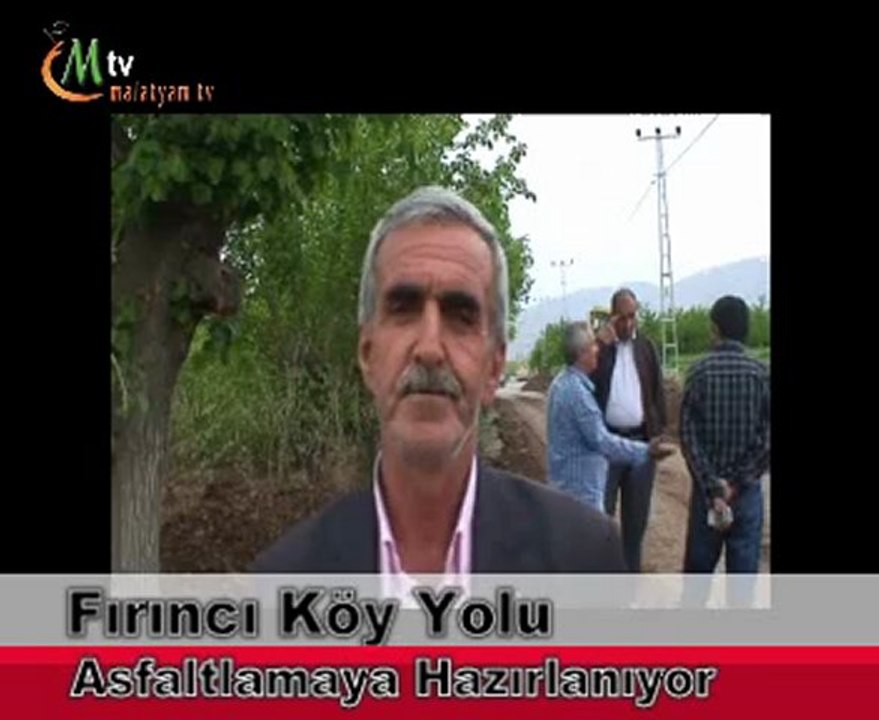 fırıncı köy yolu asfaltlanmaya hazırlanıyor
