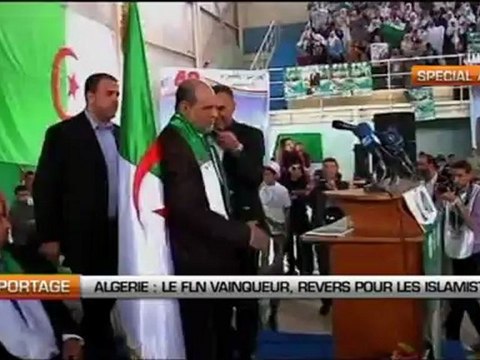 Algérie Le FLN vainqueur, revers pour les islamistes