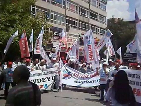 MEMURLARI UYARI EYLEMİ - ANKARA - haberamasya.com