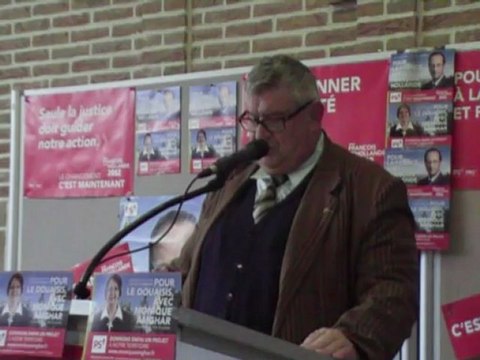 Lancement de campagne de Monique AMGHAR - intervention de Gilles POULAIN