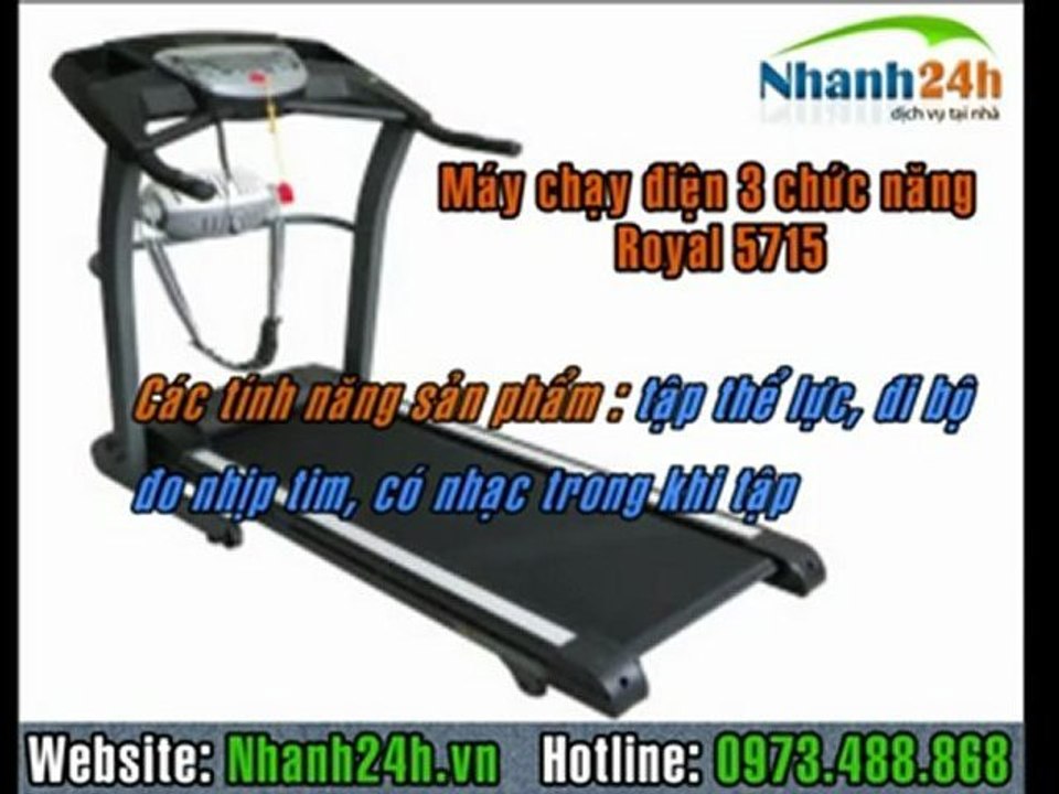Máy chạy điện ba chức năng Royal 5715 - Nhanh24h.vn