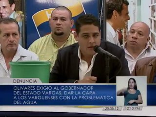 Reclaman que gobernador de Vargas atienda el problema de agua