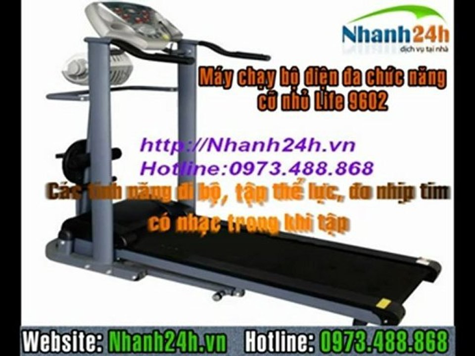 Máy chạy bộ điện đa chức năng cỡ nhỏ Life 9602 - Nhanh24h.vn