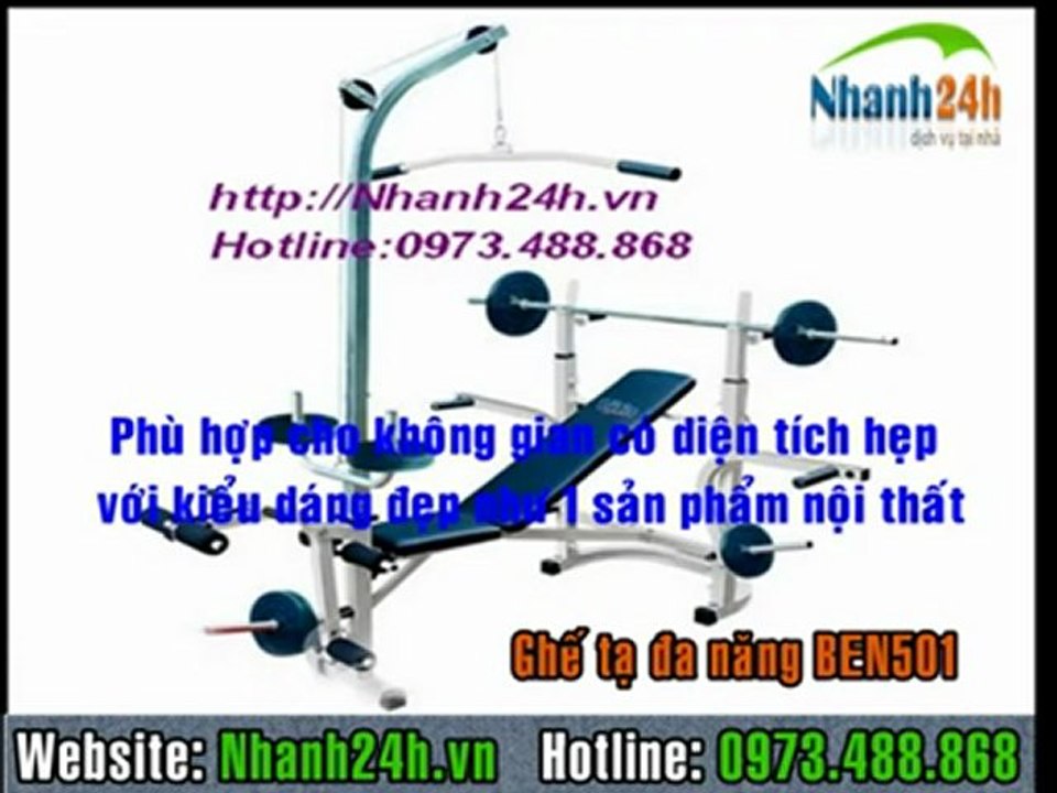 Ghế tạ đa năng BEN501 - Nhanh24h.vn