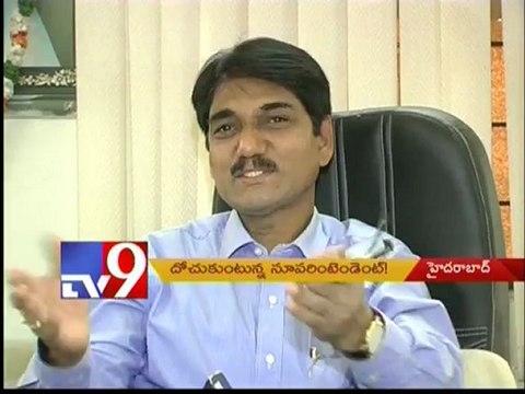 Gandhi hospital superintendent corrupt deal exposed - Tv9 exclusive