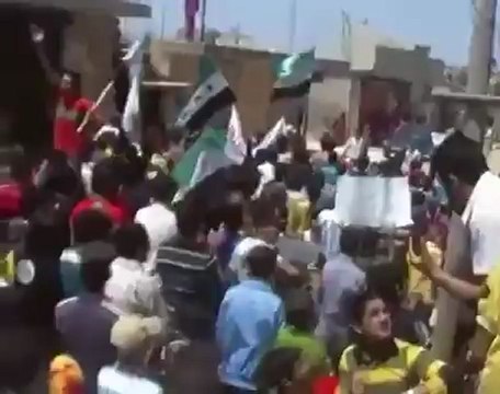 Syria فري برس إدلب كنصفرة مظاهرة الأحرار الاربعاء 23 5 2012 Idlib