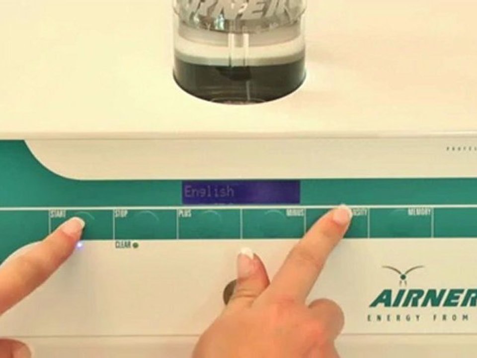 Airnergy instruction manual – chose language