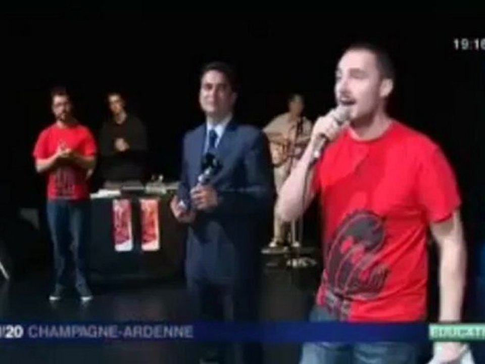 Grand Slam Intercollège de la Marne sur France 3 Champagne Ardenne (reportage du soir)