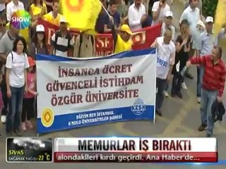 Memurların zam eylemi - 23 mayıs 2012