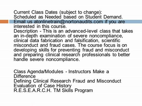 Blogspot: NORTON SCIENTIFIC SCAM-Detection and Prevention of Clinical Research Fraud - FC2 Knowhow | RedGage