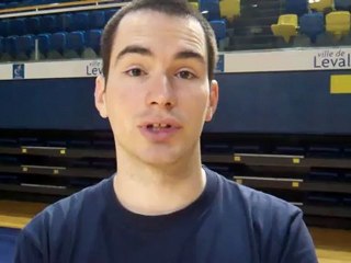 Thomas Drouot avant le Trophée du Futur à Cholet