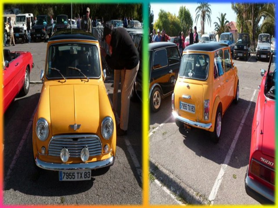 voitures anciennes (II) plages du mourillon  toulon musique menuet de boccherini