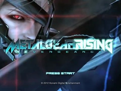 Metal Gear Rising : Revengeance - E3 Demo Title Screen [HD]