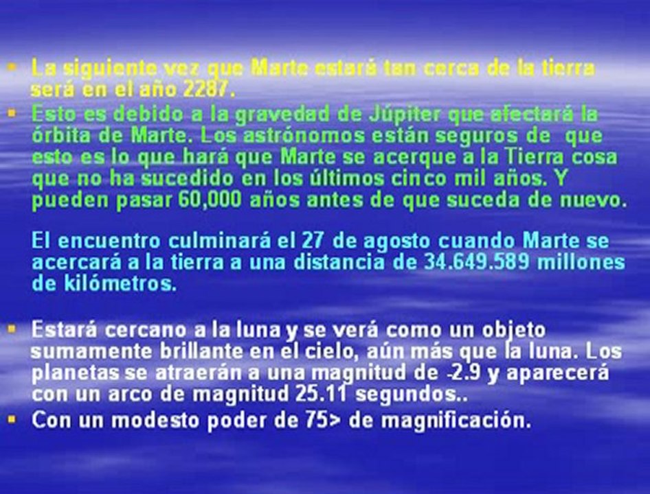 MARTE 2012