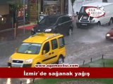 İzmir`de sağanak yağış